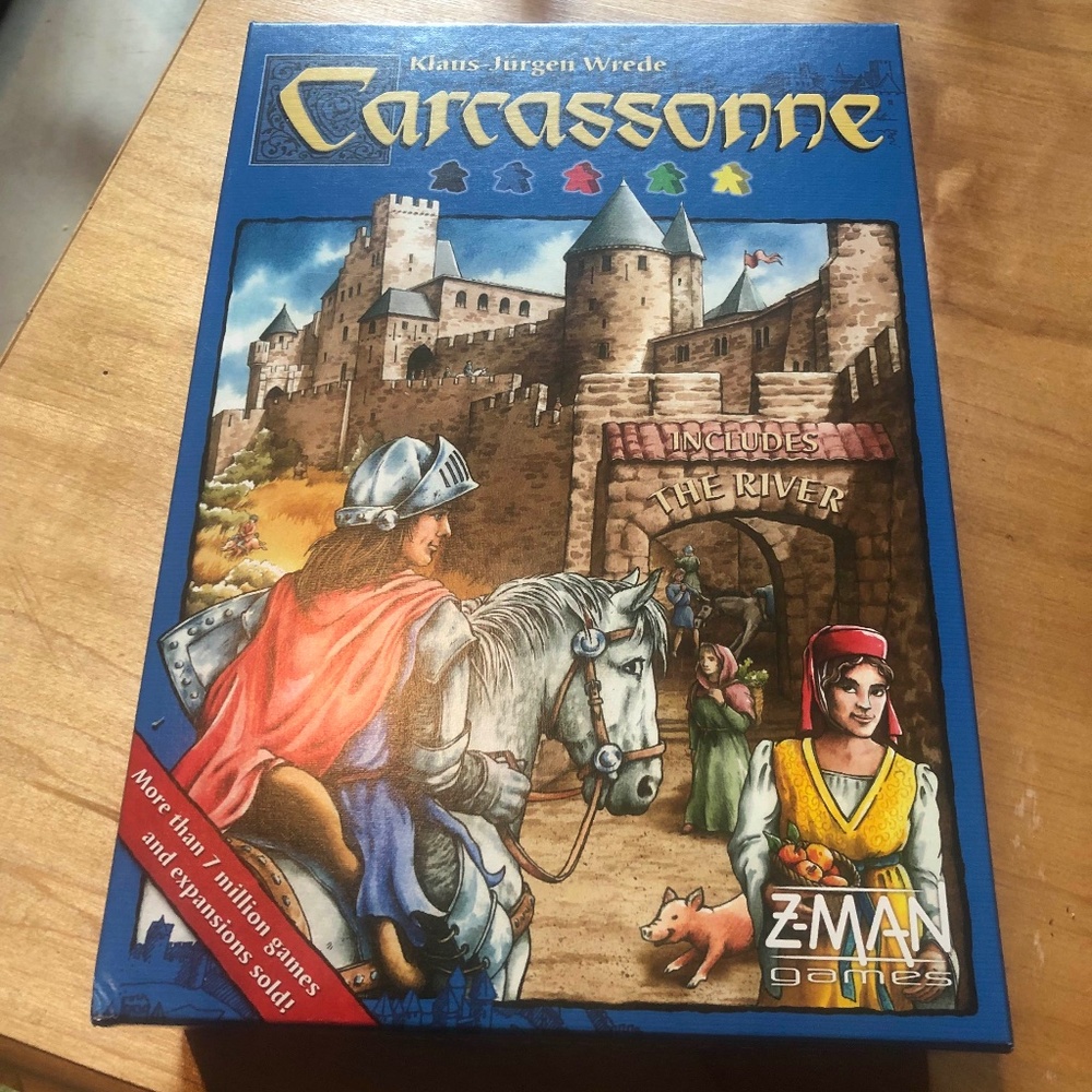 Carcassone Game with The River